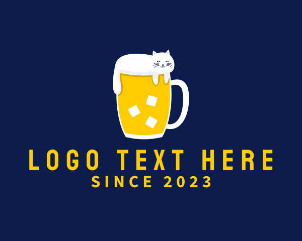 Cat Beer Mug logo