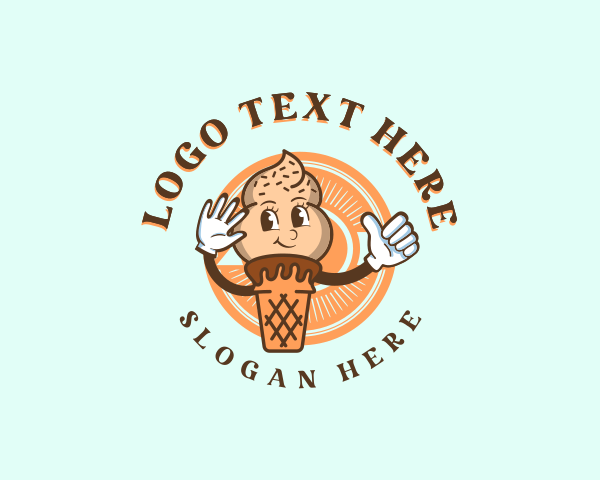 Ice Cream logo example 1