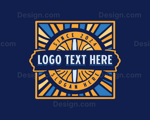 Sun Ray Decorative Logo