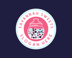 Sweet Candy Jar logo design