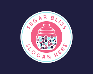 Sweet Candy Jar logo design