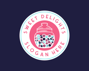 Sweet Candy Jar logo design