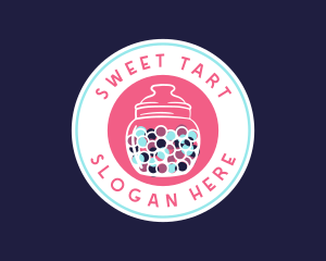 Sweet Candy Jar logo design