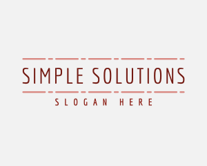 Simple Minimalist Business logo design