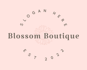 Floral Feminine Boutique logo design