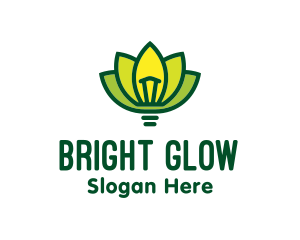 Light Bulb Lotus logo