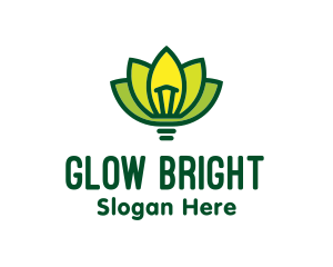 Light Bulb Lotus logo
