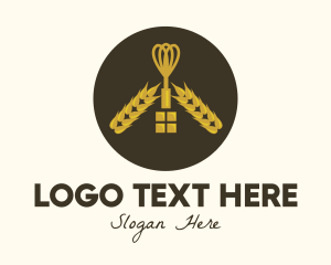 Gold Wheat Whisk logo