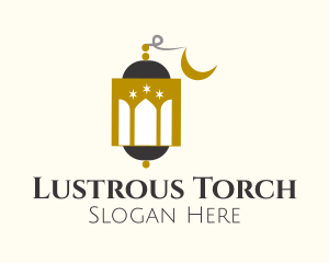 Mosque Dome Lantern logo design