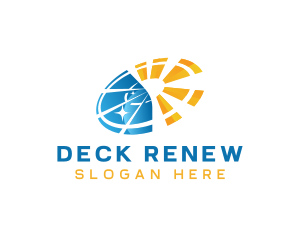 Solar Power Renewable Energy logo design