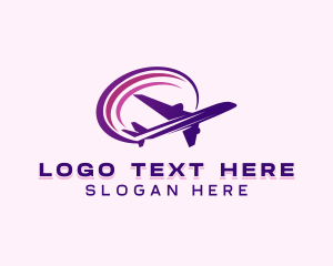 Plane Shipping Courier logo