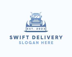 Truck Front Delivery logo design