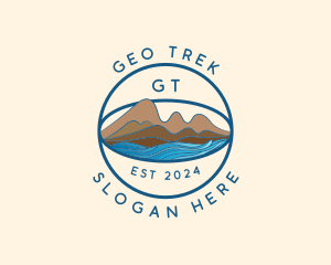 Mountain Sea Travel logo design