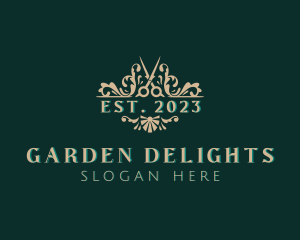 Scissors Garden Landscaping logo design