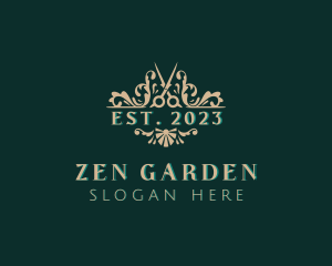 Scissors Garden Landscaping logo design