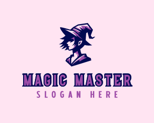 Magical Woman Witch logo design