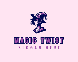 Magical Woman Witch logo design