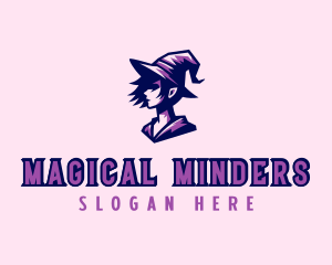 Magical Woman Witch logo design