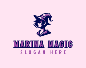 Magical Woman Witch logo design