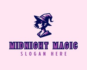 Magical Woman Witch logo design