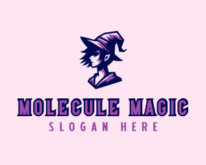 Magical Woman Witch logo design