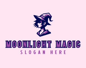 Magical Woman Witch logo design