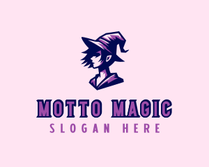 Magical Woman Witch logo design