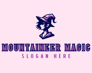 Magical Woman Witch logo design