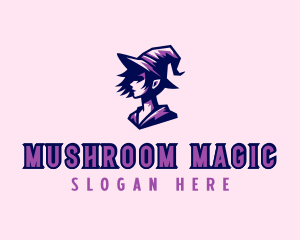 Magical Woman Witch logo design