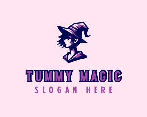 Magical Woman Witch logo design