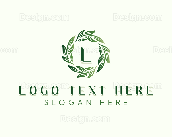 Sustainable Leaf Gardening Logo