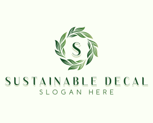 Sustainable Leaf Gardening logo design