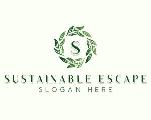 Sustainable Leaf Gardening logo design