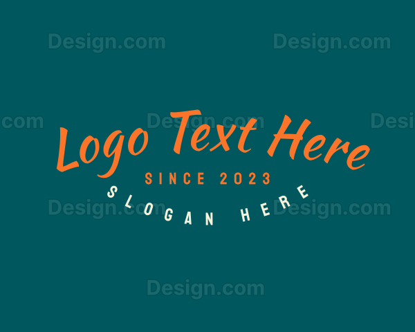 Script Brand Business Logo