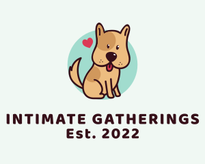 Cute Lovely Puppy logo