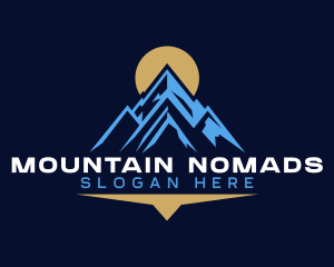 Peak Mountain Camping logo design