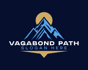 Peak Mountain Camping logo design