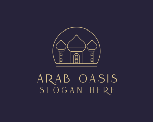 Elegant Arabic Palace  logo design