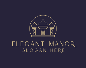 Elegant Arabic Palace  logo design