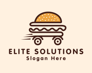 Hamburger Food Delivery logo