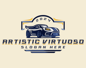 Motorsports Car Automotive logo design