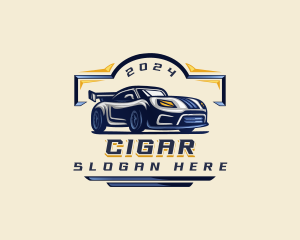 Motorsports Car Automotive logo design