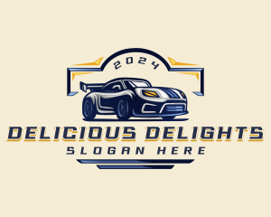 Motorsports Car Automotive logo design