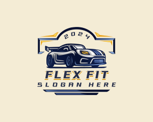 Motorsports Car Automotive logo design