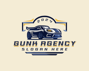 Motorsports Car Automotive logo design