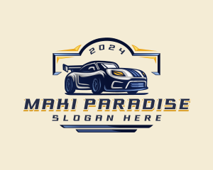 Motorsports Car Automotive logo design