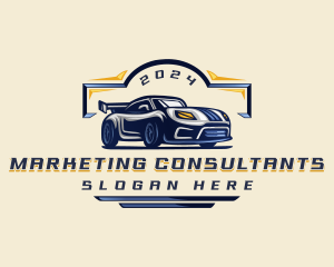 Motorsports Car Automotive logo design