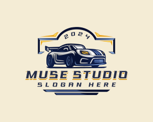 Motorsports Car Automotive logo design