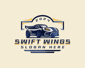 Motorsports Car Automotive logo design