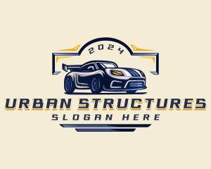 Motorsports Car Automotive logo design